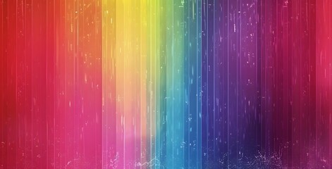 Poster - Abstract Rainbow Gradient Background with Noise