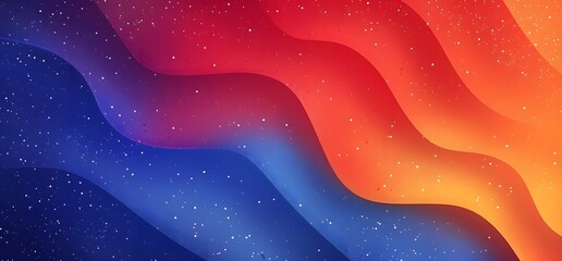 Sticker - Abstract Gradient Background with Wavy Lines and Texture