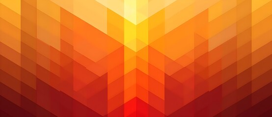 Wall Mural - Abstract Geometric Background with Orange and Red Hues