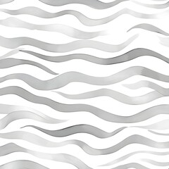 Wall Mural - Abstract Grey Watercolor Waves Pattern