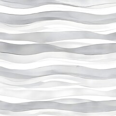 Poster - Abstract Watercolor Gray Waves