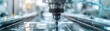 © Ytnart - High-tech machinery in a precision manufacturing facility executing intricate engineering tasks on a metal workpiece.