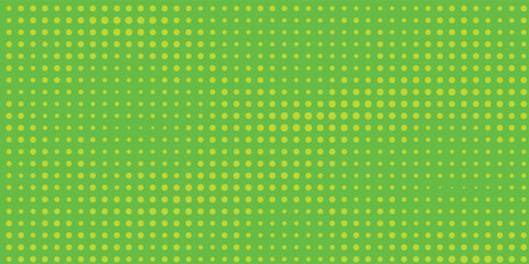 Wall Mural - Dots halftone green color pattern gradient texture with technology digital background