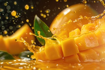 Poster - Freshly sliced orange on a table with natural light, suitable for food or health-related content