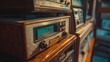 © PaulShlykov - Retro Cassette Player, vintage radio.