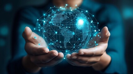 Global Network Data Connection Technology