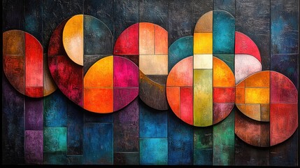 Canvas Print - Abstract Geometric Art