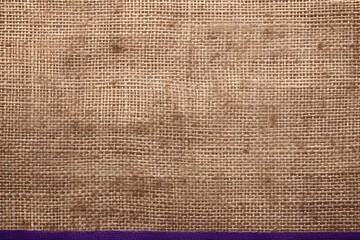 Canvas Print - texture of burlap