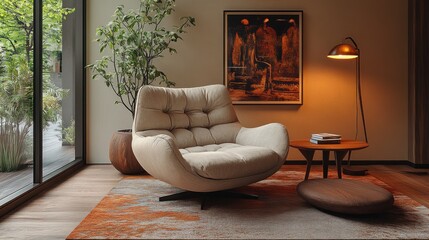 Poster - Comfortable Living Room Interior