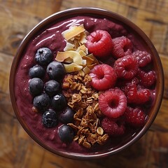 Wall Mural - Acai Bowl with Toppings