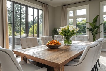 Poster - Modern Dining Room with Natural Light