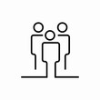 © Rufat - human meeting icon sign vector