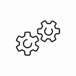 © Rufat - gear outline settings icon sign vector