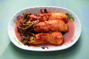 Poster - whole radish kimchi, chonggak kimchi