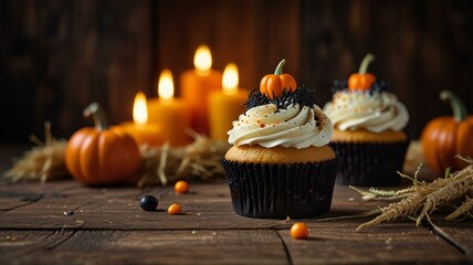 birthday cake with candles