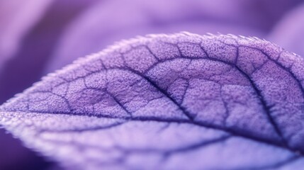 Wall Mural - Purple Leaf Close Up