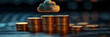 © Vertigo Images - Cloud computing and financial growth.