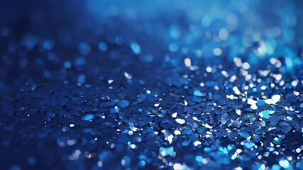 Wall Mural - Blue glitter in abstract background