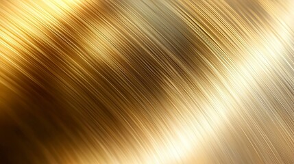 Wall Mural - gold metal brushed background