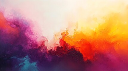 Wall Mural - abstract background, neutral cores, enveloping painting, falling.