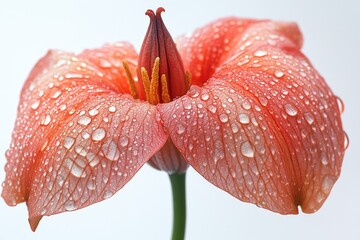 Sticker - Water Drops on Flower Petal