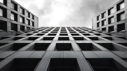 Canvas Print - Modern Architecture: A Perspective of Windows