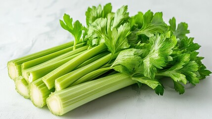 Canvas Print - Fresh Celery Stalks