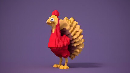 Poster - Turkey 3D Cartoon