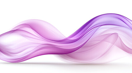 Wall Mural - elegant flowing purple waves create a serene and calming effect in abstract design for modern decor 