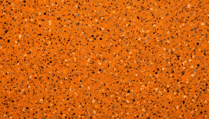 Wall Mural - Orange terrazzo floor texture background