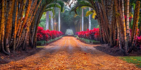 Wall Mural - autumn in the forest