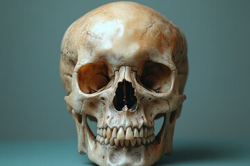 Human Skull Close-up