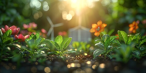 Wall Mural - spring in the garden