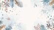 © JINGWEN - Elegant Minimalist Watercolor Winter Background with Light Blue and Gray Palette, perfect for Christmas and seasonal designs, holiday cards, and winter-themed marketing materials.