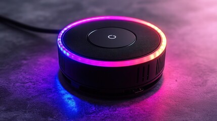 Smart Speaker with Colorful LED Ring