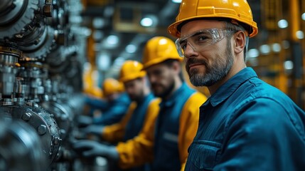 Industrial Worker in a Factory