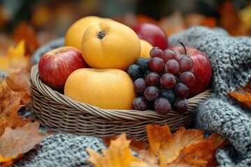 Sticker - Autumn Harvest Basket