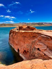 Enjoying the View at Sand Hollow State Park near Hurricane Utah.