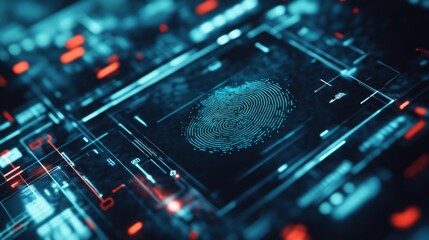 Digital security systems, centered around the Know Your Customer concept, employ fingerprint biometrics for personal identity verification, ensuring strong data protection.