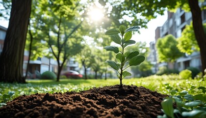 Nurturing Growth in a New Community: Planting Saplings for a Brighter Tomorrow