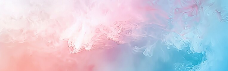 Leinwandbilder - A colorful smokey background with pink and blue tones