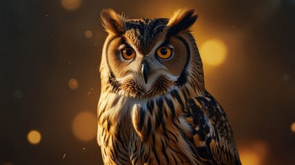 Poster - Majestic Owl Portrait