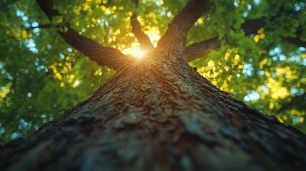 Canvas Print - Sunlight Through Tree