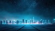 © MAY - A panoramic view of a city skyline at night, representing opportunities and a fulfilling life.