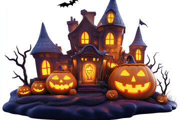 Sticker - Cute 3D halloween png cut out element