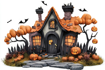 Sticker - Cute 3D halloween png cut out element