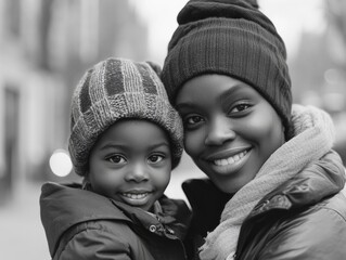 Poster - Mother and Child Smiling