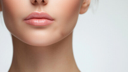 Sticker - womans chin with filler treatment