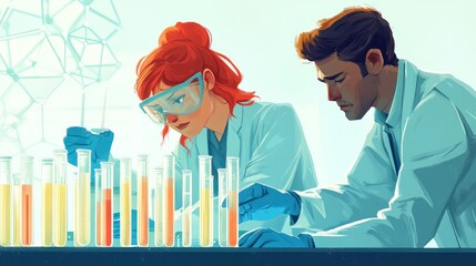 Wall Mural - Laboratory Research