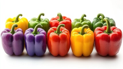 Canvas Print - Rainbow Bell Peppers